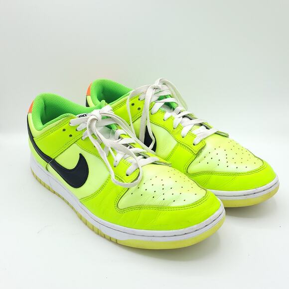 Nike Dunk SE Low Volt Green black men\'s size  12.5